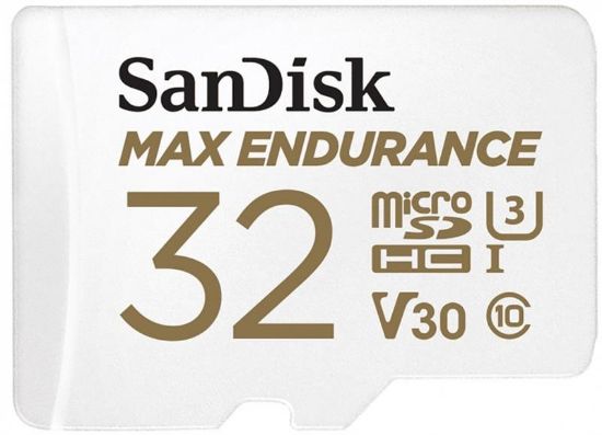  Зображення Карта пам`ятi MicroSDHC 32GB UHS-I/U3 Class 10 SanDisk Max Endurance R100/W40MB/s (SDSQQVR-032G-GN6I 